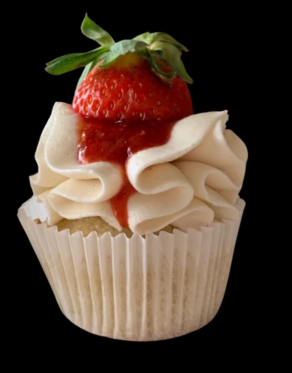Strawberries on top