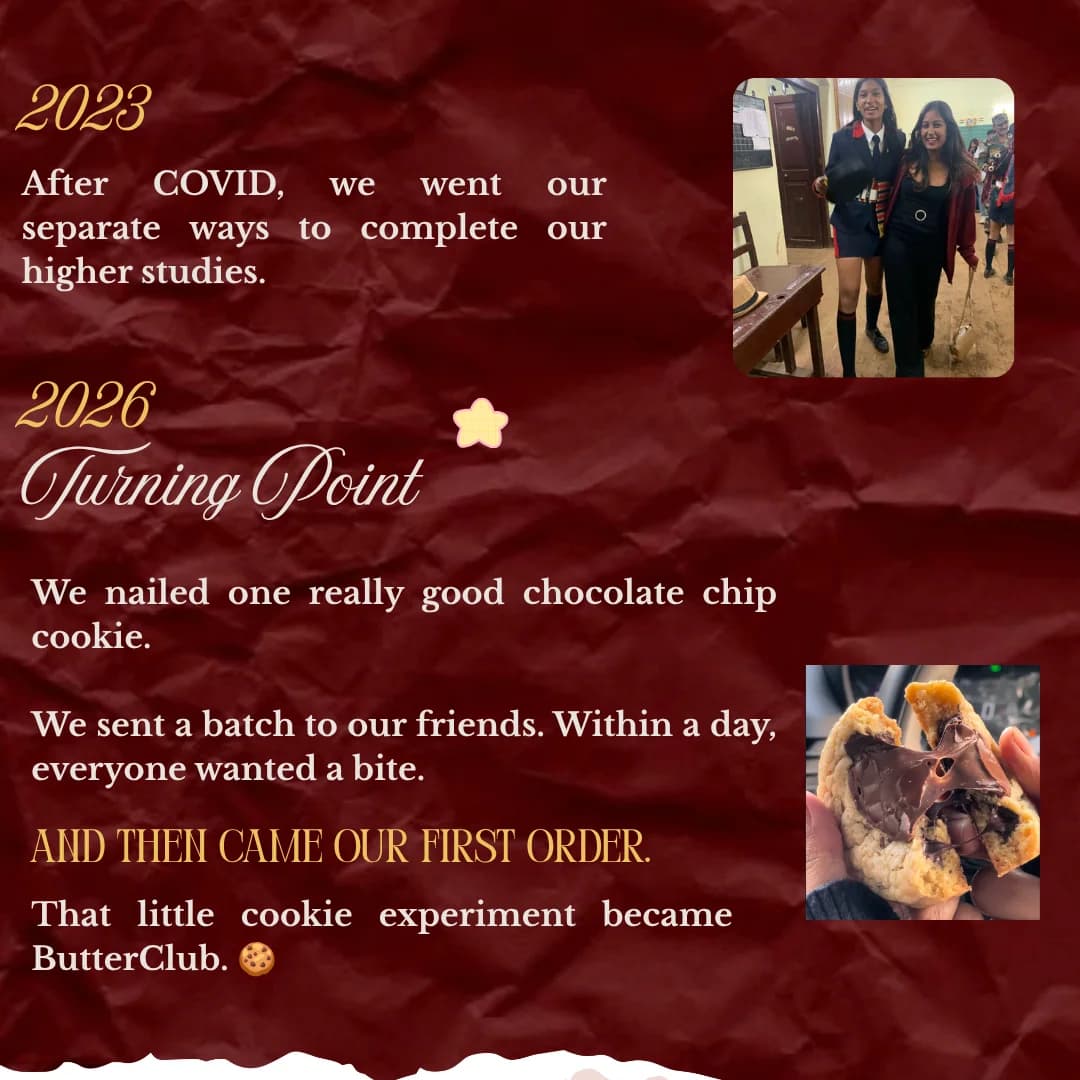 Original scrapbook page 5: The cookie that became a club